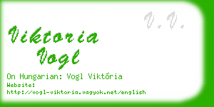 viktoria vogl business card