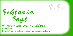 viktoria vogl business card